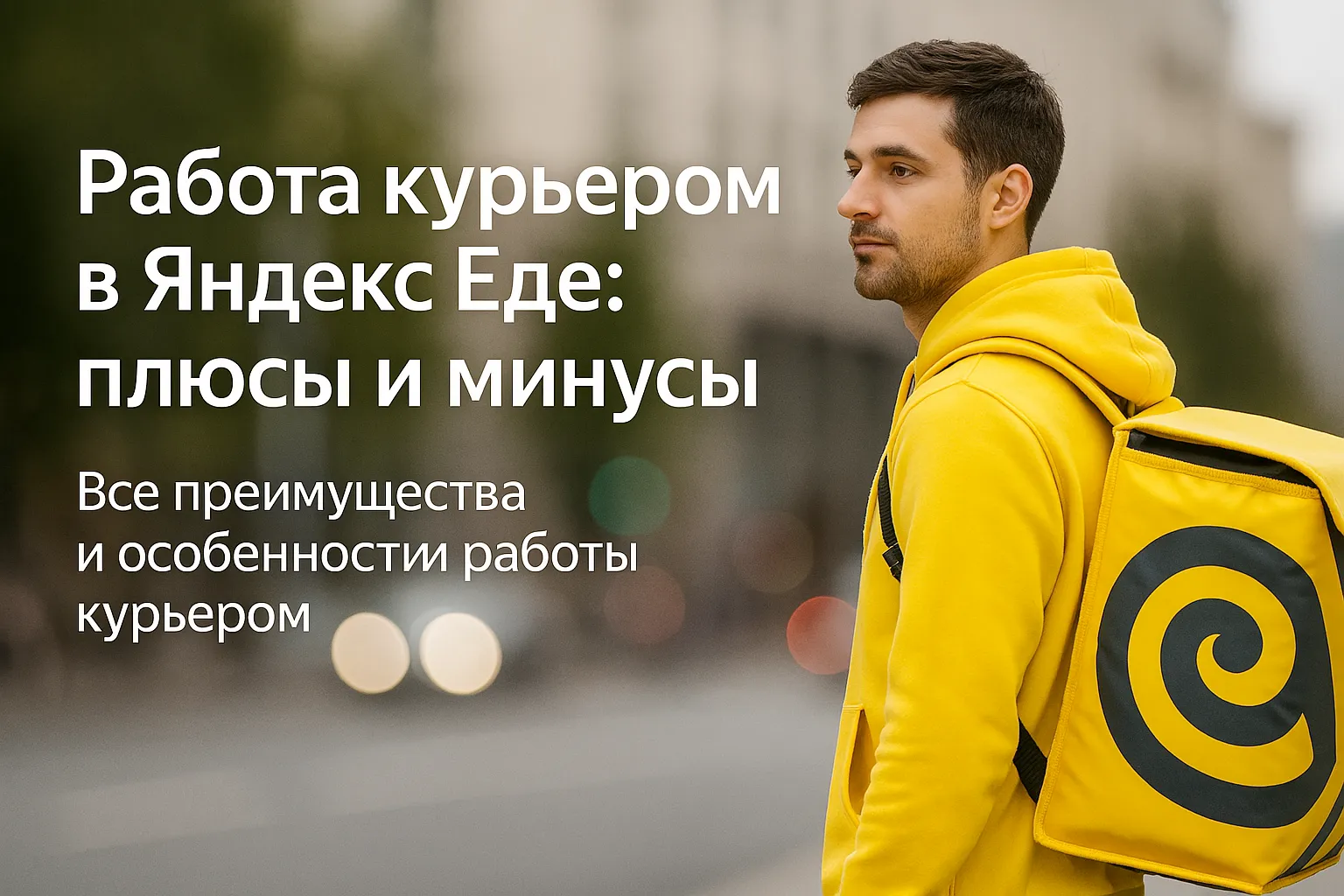 Работа курьером в Яндекс Еде