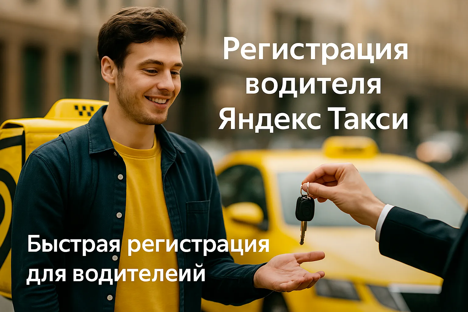 Регистрация водителя Яндекс Такси